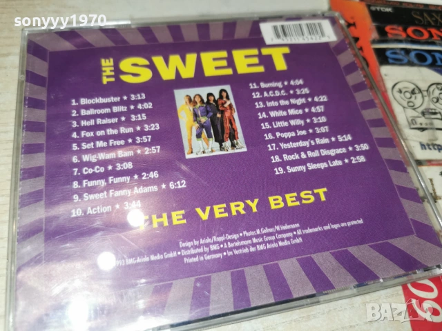 THE SWEET CD 3001262152, снимка 5 - CD дискове - 53288743