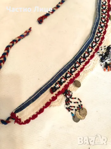 Уникален Хърцойски Женски Накит за Глава Прочелник със Сребърни Монети  19 век, снимка 7 - Антикварни и старинни предмети - 47520049