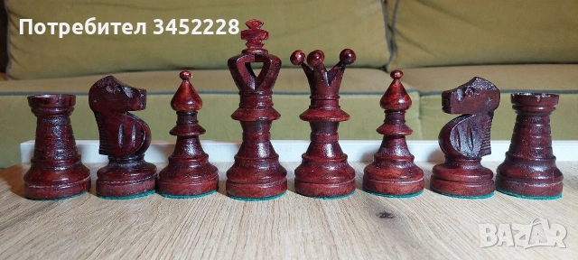 фигури за шах дърворезба големи за ценители , снимка 2 - Шах и табла - 53233583