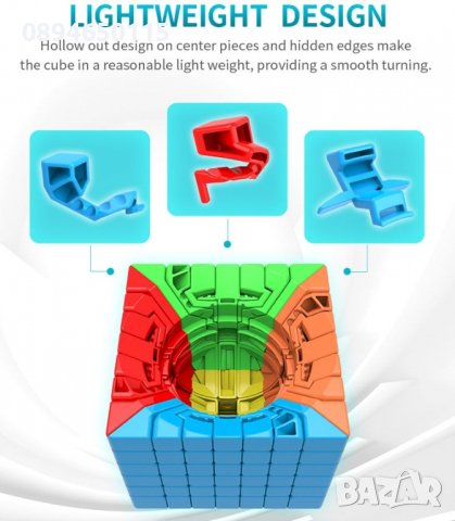 Кубче Рубик магически куб 5х5 6х6 7х7 8х8 9х9 10х10, снимка 10 - Игри и пъзели - 36491990