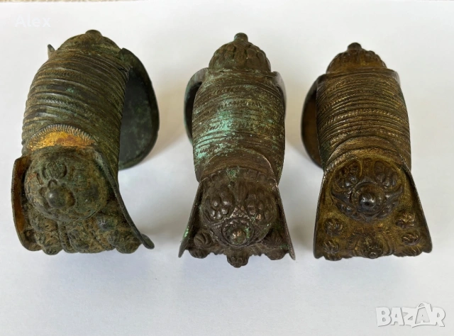 Възрожденски гривни тип „рогатка“, снимка 6 - Антикварни и старинни предмети - 53632246