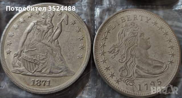 Монети , American Liberty,One dollar, E Pluribus Unum, снимка 10 - Нумизматика и бонистика - 52297201