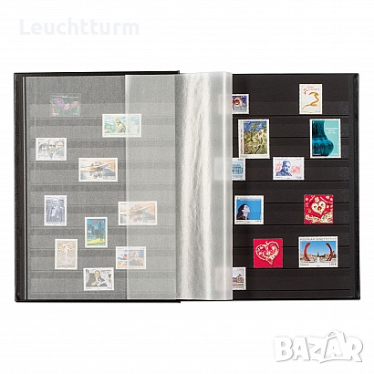 луксозен Албум за пощенски марки с 64 страници Голям , снимка 2 - Филателия - 36193563