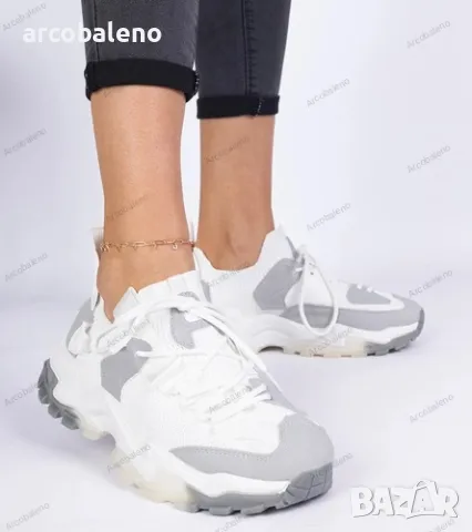 Дамски маратонки с горна част от чорап Milada, 2цвята , снимка 7 - Маратонки - 49307352