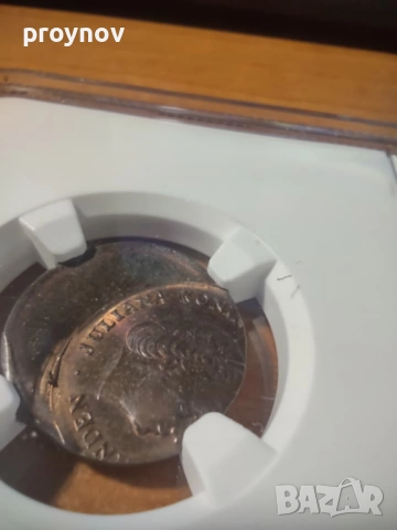 1C NIDERLANDIA MINT ERROR MS 63 BN