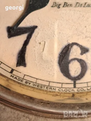 стар американски часовник будилник Westclox Big Ben de luxe 24/2, снимка 6 - Антикварни и старинни предмети - 49443888