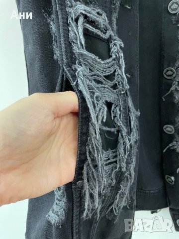 Дънков елек с ресни FORNARINA, снимка 5 - Елеци - 44418761