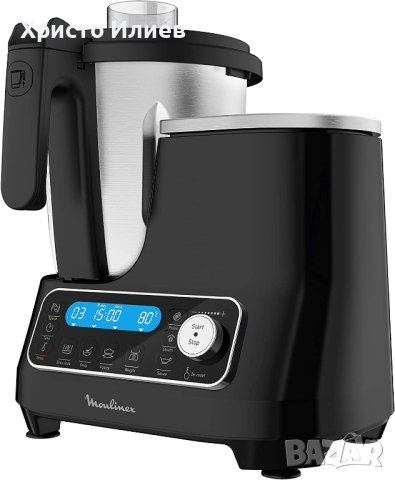 Moulinex HF4568 Click Chef Кухненски робот 28 функции 1400 W, снимка 7 - Кухненски роботи - 41039436