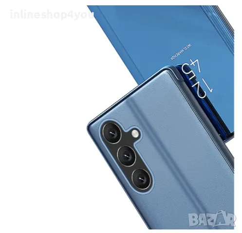 Огледален Калъф Clear View Тип Тефтер за Samsung Galaxy A16, снимка 5 - Калъфи, кейсове - 48230474