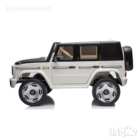 Акумулаторен джип MERCEDES BENZ JJ2088 с родителски контрол 12V Бял, снимка 4 - Коли, камиони, мотори, писти - 51665057