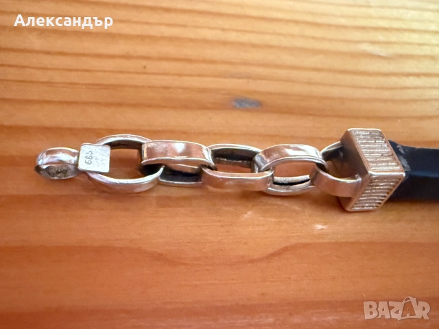 Мъжка златна гривна 14к 10.11 гр., снимка 7 - Гривни - 51704956