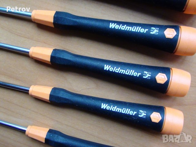 Weidmüller/Wiha - Made in Germany - PROFI Висококачественни Отверки PH1 + плоски!ЧИСТО НОВИ!GERMANY!, снимка 8 - Клещи - 35880316