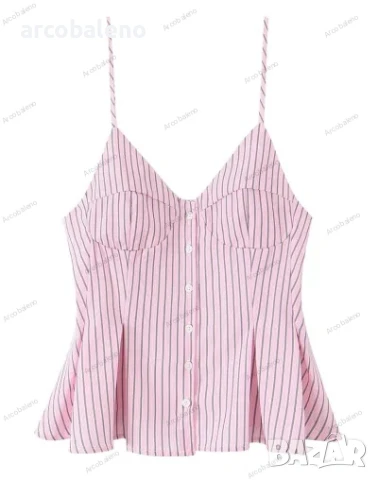 Модерен дамски топ с презрамки, 8цвята , снимка 12 - Корсети, бюстиета, топове - 50596394