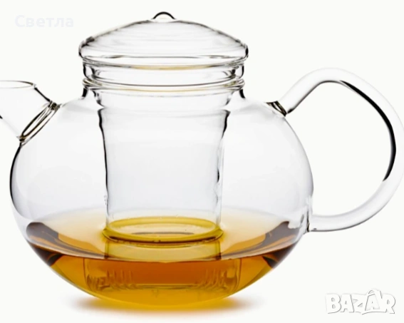 BRIO Мелница сол/пипер;Стъклена кана-чай JENA GLAS-стъклена цедка;Френска преса чай/кафе,сцени всяка