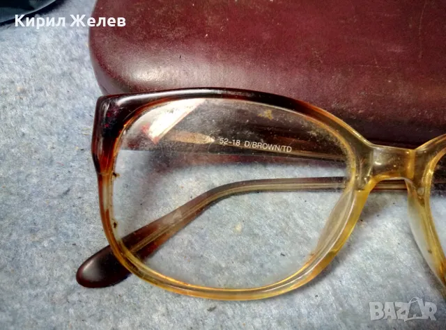 D/BROWN/TD Стари ДИОПТРИЧНИ РЕТРО ОЧИЛА МАРКОВИ с КАЛЪФ към ТЯХ 47728, снимка 6 - Други ценни предмети - 47541399