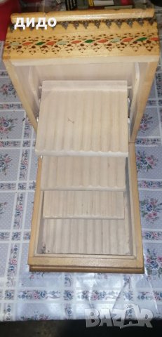 дървена ретро кутия за цигари , снимка 2 - Декорация за дома - 34592563