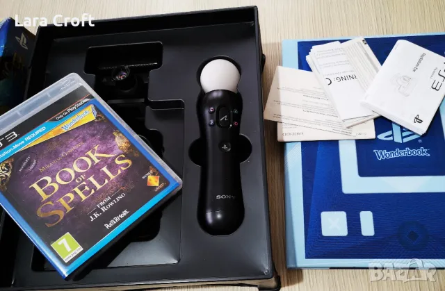 PS3 Wonderbook: BOOK OF SPELLS Контролер + камера + книга и диск, снимка 4 - Аксесоари - 47297662