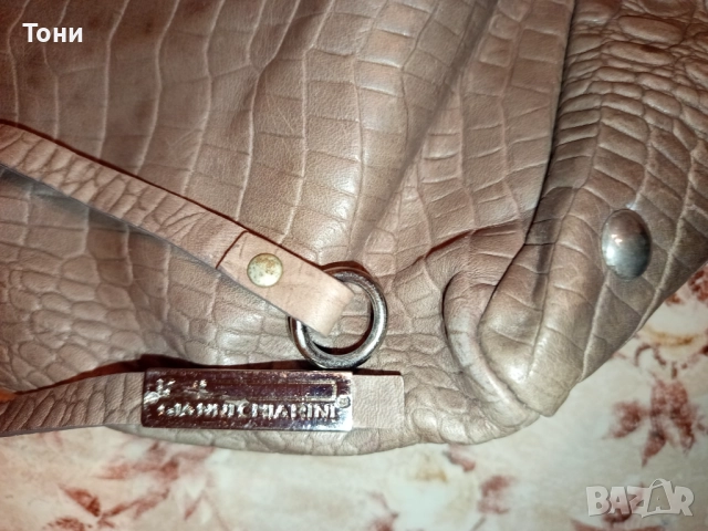 GIANNI CHIARINI Оригинал Нова Дамска Чанта Изцяло от Естествена Кожа , снимка 10 - Чанти - 52418714