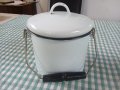 Стара емайлирана съдинка/котелка/съд, снимка 2
