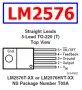 LM2576 (TS2576-3.3) серия импулсни стабилизатори на напрежение , снимка 1