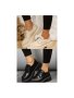 Дамски едноцветни модни Оксфорд, ежедневни обувки с връзки, 2цвята - 023, снимка 1 - Дамски ежедневни обувки - 42639215