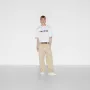 GUCCI White Web Logo Print Oversized Fit Мъжка Тениска size S (L), снимка 6