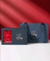 Подаръчен комплект колие с послание , златна роза и 6 вечни рози, снимка 5