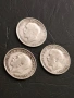 Сребърни монети,3 пенса 1917,1918 и 1919 год, сребро, тегло по 1.41 гр, проба 925/1000, снимка 3