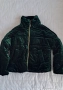 Зелено топло кадифено дамско яке, снимка 2