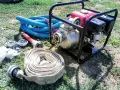 Мощна бензинова водна помпа EBERTH GG1-ERWP20 (30 m³/h) – Пълен комплект, готова за работа!, снимка 1