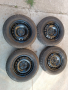Неразличими от нови зимни гуми Uniroyal с джанти 15, снимка 1 - Гуми и джанти - 44658543