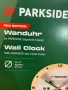 Parkside Стенен Часовник 25 см. , Режещ диск, снимка 4