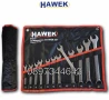 Професионален комплект звездогаечни ключове HAWEK , 12части (8-24мм), снимка 1