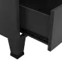vidaXL Индустриален скрин за съхранение, антрацит, 70x40x115 cм, метал, снимка 8