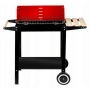 Градинско барбекю на колела, емайлирана стомана, 4 степени + Подарък 3 прибора, снимка 4