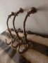 Три стари бронзови закачалки, снимка 2