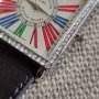 Новогодишна промоция!Дамски луксозен часовник Franck Muller Leibo Master Square , снимка 3
