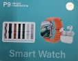 Смарт часовник P9 със слушалки и 7 различни каишки  , снимка 2