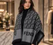 Fendi шал ✨ кашмир и коприна, снимка 1