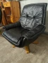 3862 Кресло от естествена кожа , снимка 2