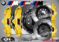 М Power надписи за капаци на спирачни апарати стикери лепенки фолио MPower BMW БМВ , снимка 3