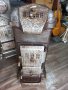 Стара чугунена печка Перник Царство България , снимка 1 - Антикварни и старинни предмети - 37894824