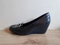 Geox нови черни мокасини от естествена кожа номер 39, снимка 5