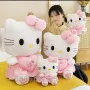 Голяма плюшена играчка Кити Hello Kitty Love, Розово Коте Кити, снимка 6