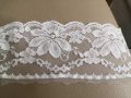 Дантела Бяла 8 см, снимка 2
