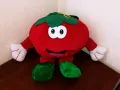 Голяма плюшена играчка ягода с ръчички и краченца, снимка 1