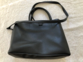 Черна кожена чанта, снимка 5