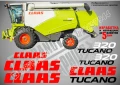 CLAAS Trion 520 стикери надписи, снимка 3