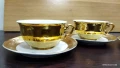 стар български порцелан чаени чаши барок , снимка 4