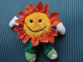 Плюшена играчка Слънчоглед / Цвете, снимка 1